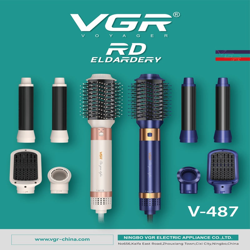 جهاز تصفيف شعر VGR-487 المتكامل – 5 في 1