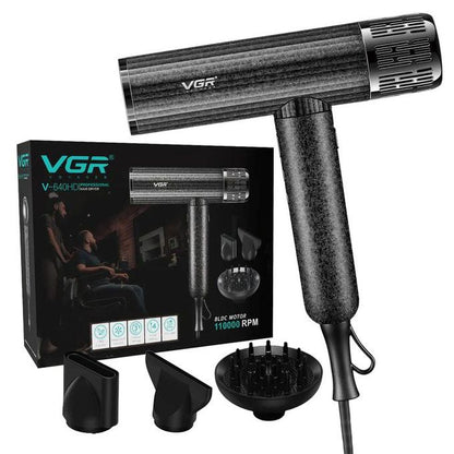 VGR مجفف شعر احترافي كهربائي V-640HD