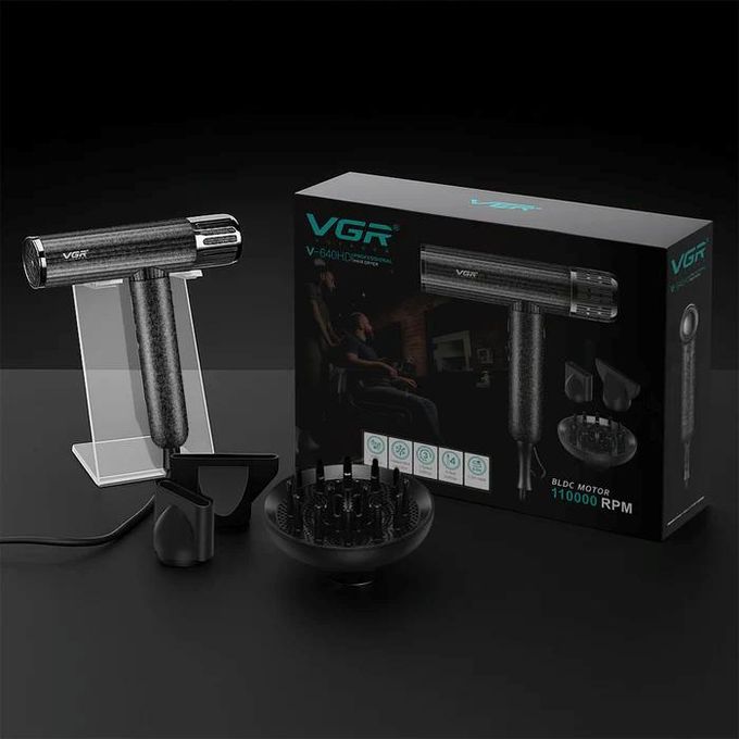 VGR مجفف شعر احترافي كهربائي V-640HD