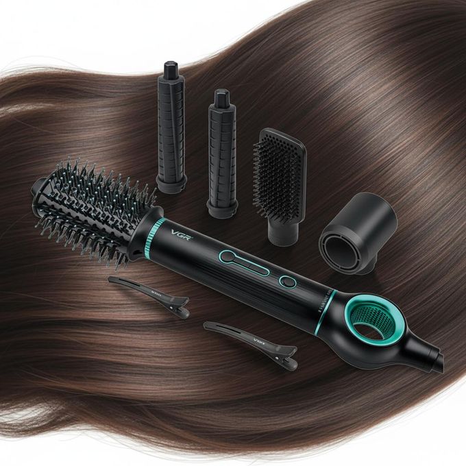 VGR فرشاة تصفيف الشعر المسخنة الاحترافية V-486 - 5 في 1