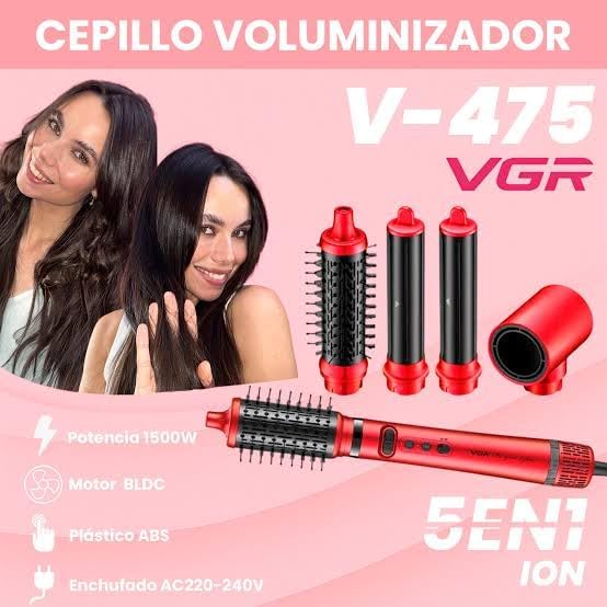 V-475 5-in-1 Professional Hot Air Brush