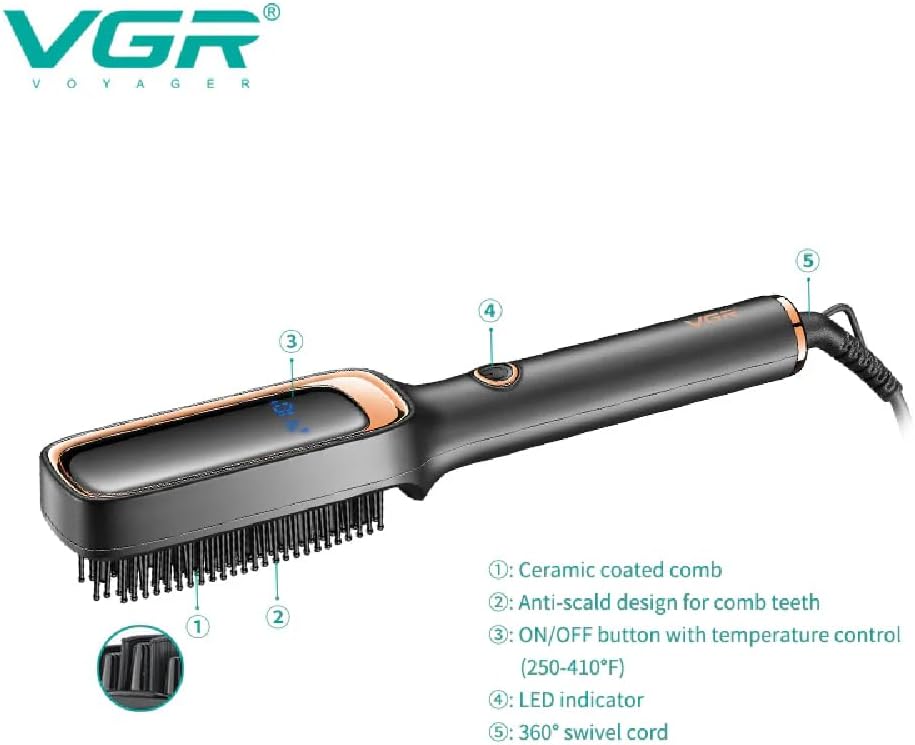 مشط فرد الشعر في جي ار 10 إعدادات – 560-VGR