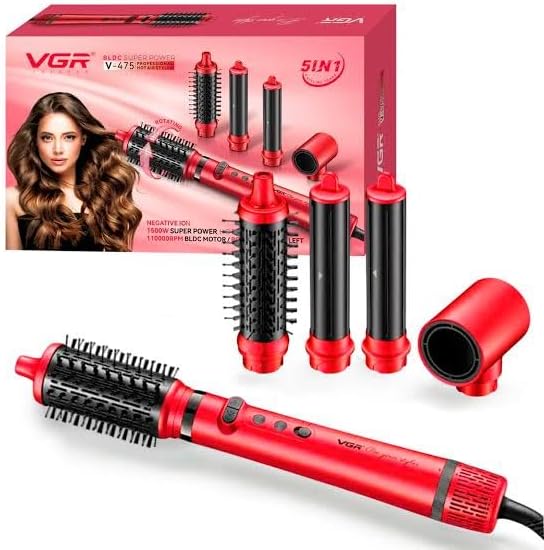 V-475 5-in-1 Professional Hot Air Brush
