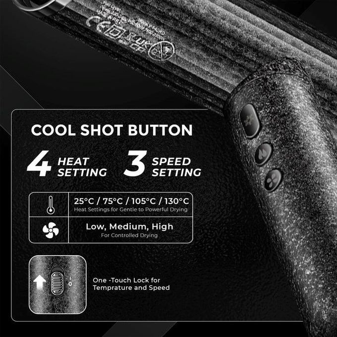 VGR مجفف شعر احترافي كهربائي V-640HD