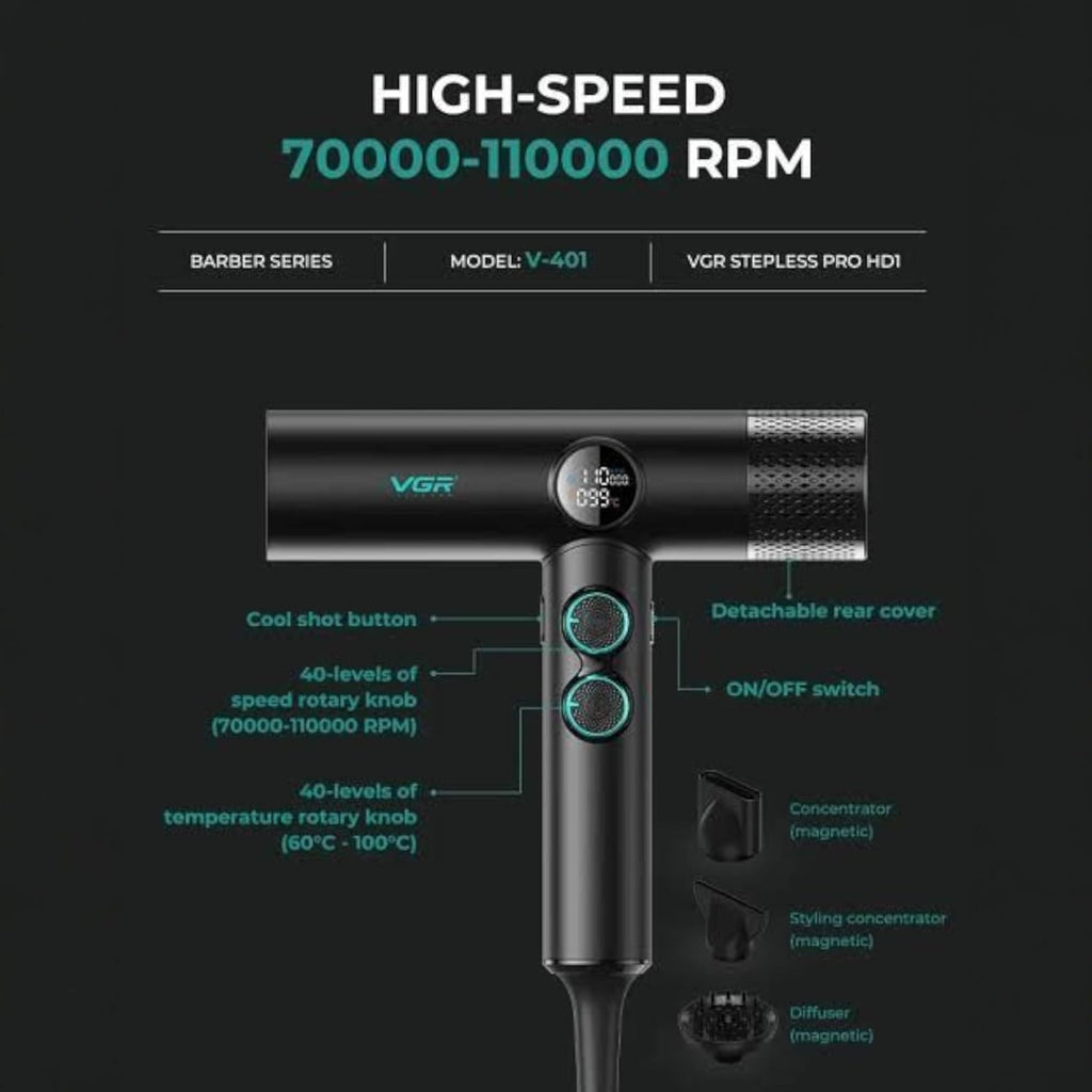 VGR V-401 Professional Hair Dryer