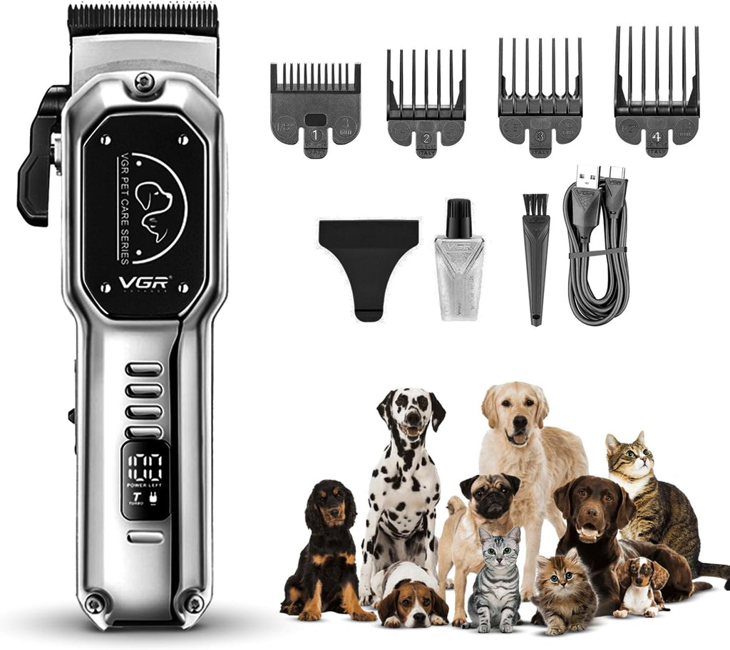 ماكينة حلاقة الحيوانات الأليفة الاحترافية VGR V-201