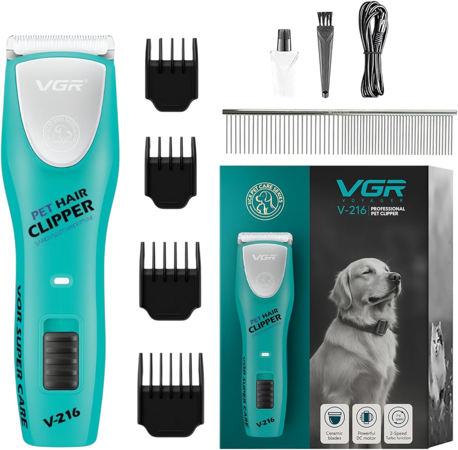 GR Professional Pet Hair Clipper V-216
