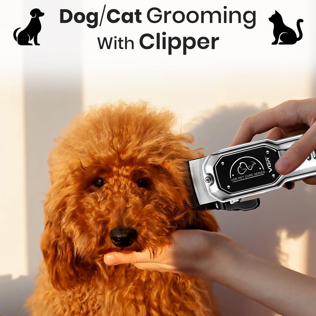 ماكينة حلاقة الحيوانات الأليفة الاحترافية VGR V-201