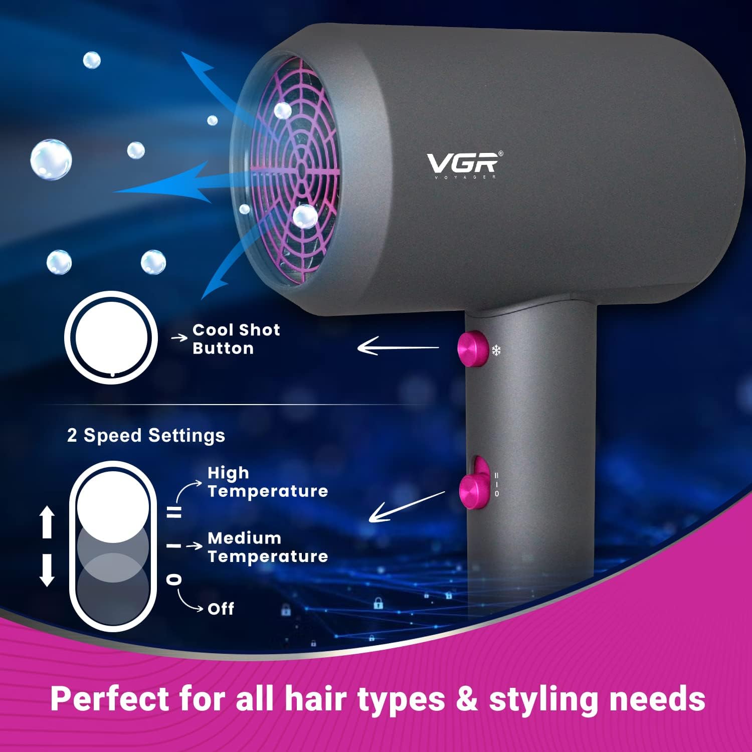 VGR V-400 Professional Hair Dryer